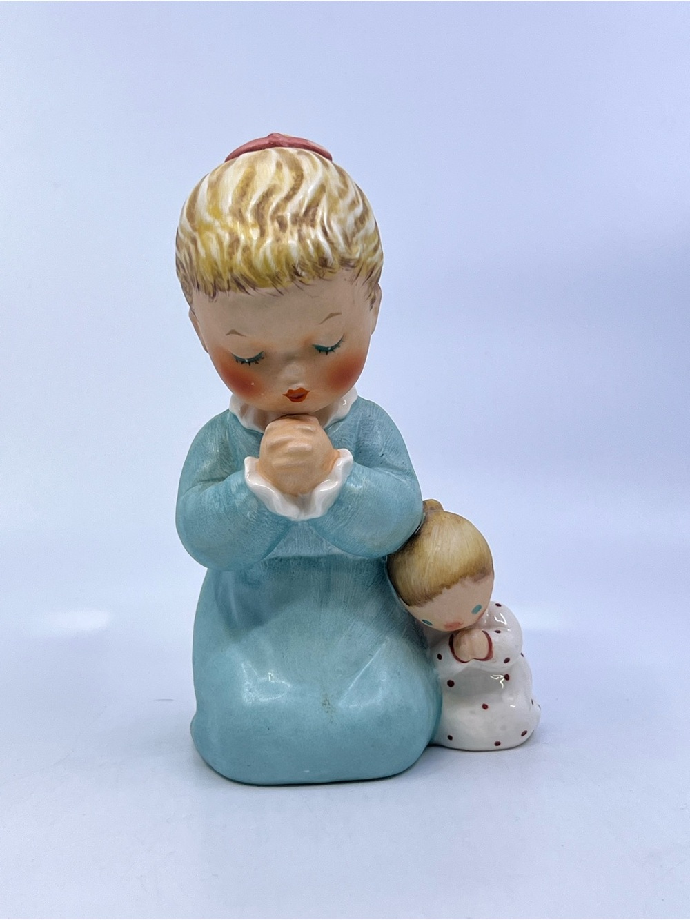 Vintage Goebel Figurine Evening Prayer Read